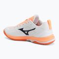 Încălțăminte de handbal Mizuno Wave Stealth Pro white/black/flamingo coral 3
