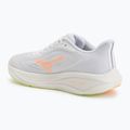 Încălțăminte de alergare pentru femei Mizuno Neo Cosmo 2 white/flamingo coral/lime pulp 3