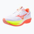 Încălțăminte de alergare pentru femei Mizuno Wave Rider 30 white/flamingo coral/lime pulp 3