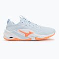 Încălțăminte de handbal pentru femei Mizuno Wave Stealth Neo 2.1 blue finch/lava orange/white 2