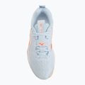 Încălțăminte de handbal pentru femei Mizuno Wave Stealth Neo 2.1 blue finch/lava orange/white 5