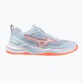 Încălțăminte de handbal pentru femei Mizuno Wave Stealth Elite blue finch/white