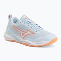 Încălțăminte de handbal pentru femei Mizuno Wave Stealth Elite blue finch/white