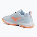 Încălțăminte de handbal pentru femei Mizuno Wave Stealth Elite blue finch/white 3