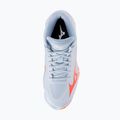Încălțăminte de volei pentru femei Mizuno Wave Lightning Pro Mid blue finch/lava orange/flamingo coral 5