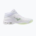 Încălțăminte de volei pentru femei Mizuno Wave Lightning Pro Mid white/aqua gray/ambrosia 2