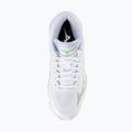 Încălțăminte de volei pentru femei Mizuno Wave Lightning Pro Mid white/aqua gray/ambrosia 5