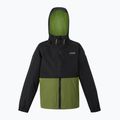 Geacă de ploaie pentru copii REGATTA Hanleigh II black/nephrite green/grenoble green 7
