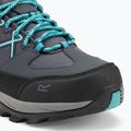 Încălțăminte de trekking pentru femei REGATTA Samaris III Low seal grey/turquoise 7