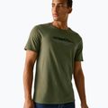 Tricou pentru bărbați Regatta ClineIX dark khaki mountain reflect 3