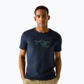 Tricou pentru bărbați REGATTA ClineIX navy mountain lines