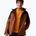 Geacă de ploaie pentru bărbați Regatta Highton Stretch Padded Jacket burnt henna/black 6