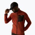 Bluză fleece pentru bărbați REGATTA Eadle burnt henna/black