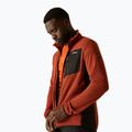 Bluză fleece pentru bărbați REGATTA Eadle burnt henna/black 5