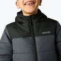 Geacă izolată pentru copii REGATTA Lofthouse black/seal grey 6