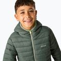 Geacă izolată pentru copii REGATTA Lofthouse dark forest green/wild lime 8