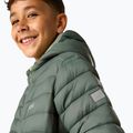 Geacă izolată pentru copii REGATTA Lofthouse dark forest green/wild lime 9