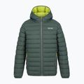 Geacă izolată pentru copii REGATTA Lofthouse dark forest green/wild lime 13