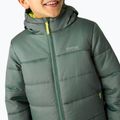 Geacă cu puf pentru copii REGATTA Hooded Marizion dark forest green/wild lime 11