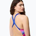 Costum de baie întreg pentru femei Speedo FL Placement Printed Powerback brushy shadows/cruise 5