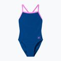 Costum de baie întreg pentru femei Speedo Solid Turnback denim teal 6