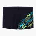 Boxeri de baie pentru bărbați Speedo Medley Logo Aquashort anthracite/hyper teal