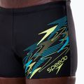 Boxeri de baie pentru bărbați Speedo Medley Logo Aquashort anthracite/hyper teal 6