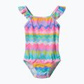 Costum de baie întreg pentru copii Speedo Ruffle citrus green