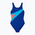 Costum de baie întreg pentru copii Speedo Hyperboom Butterfly Back night watch/hyper teal