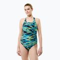 Costum de baie întreg pentru femei Speedo Hyperboom Print Medalist hyper teal