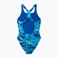 Costum de baie întreg pentru copii Speedo Hyperboom Print Medalist night watch/hyper teal 2
