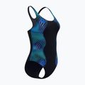 Costum de baie întreg pentru femei Speedo Print Medalist anthracite 4