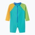 Costum de baie întreg pentru copii Speedo Colorblock Zip LS aqua breeze