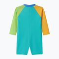 Costum de baie întreg pentru copii Speedo Colorblock Zip LS aqua breeze 2