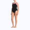 Costum de baie întreg pentru femei Nike Hydrastrong Logo Gra jet black 2