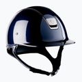 Cască de echitație Samshield Shadow Glossy albastru marin 3125659666968
