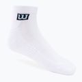 Șosete de antrenament pentru bărbați Wilson 3PP Premium Low Cut 3 pachete de 3 șosete albe W8F1W-3730