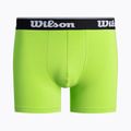 Wilson 2-pachet de boxeri pentru bărbați, negru, lime W875V-270M 3