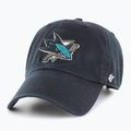 47 Brand NHL NHL San Jose Sharks CLEAN UP șapcă de baseball negru 5
