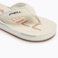 O'Neill Jacky Low flip flops alb strălucitor pentru femei 7