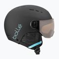 Cască de schi pentru copii  Bollé Quiz Visor Jr black/blue matte/orange gun 3