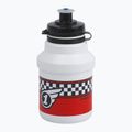 Bidon de bicicletă pentru copii  Polisport Race 350 ml Junior + koszyk white/red 2