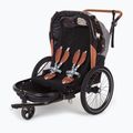 Remorcă pentru bicicletă pentru două persoane bobike Moobe gri-negru 8616000001 3