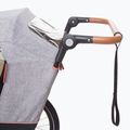 Remorcă pentru bicicletă pentru două persoane bobike Moobe gri-negru 8616000001 10