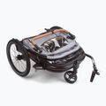 Remorcă pentru bicicletă pentru două persoane bobike Moobe gri-negru 8616000001 14