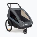Remorcă pentru bicicletă Polisport Kids Trailer&Stroller black/grey