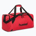 Hummel Core Sports 20 l sac de antrenament Hummel Core Sports roșu adevărat/negru