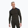 Bluză termoactivă pentru bărbați Dovre Folded Collar khaki 2