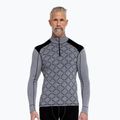 Bluză termoactivă pentru bărbați Dovre Half Zip Jacquard grey