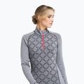 Bluză termoactivă pentru femei Dovre Half Zip Jacquard grey 2